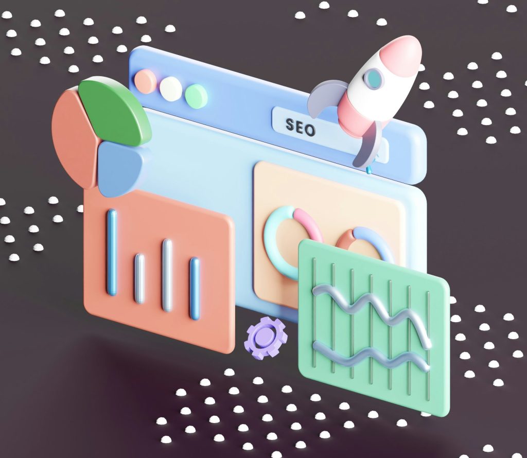 simulación de ventanas de análisis y procesos, presentados a dibujo 3D